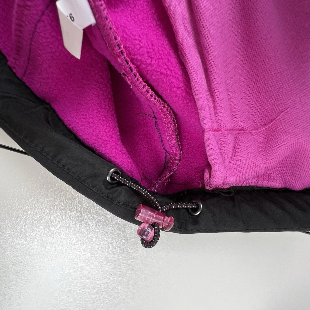 New Balance Women's Jacket Black Pink Full Zip Hooded Long Sleeve Size M NWT $90 - Picture 8 of 15